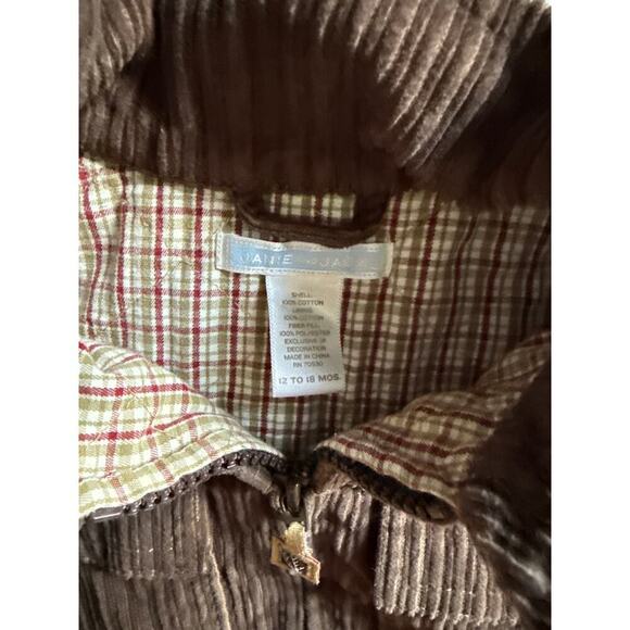 JANIE & JACK corduroy jacket 12-18 months - Picture 4 of 6